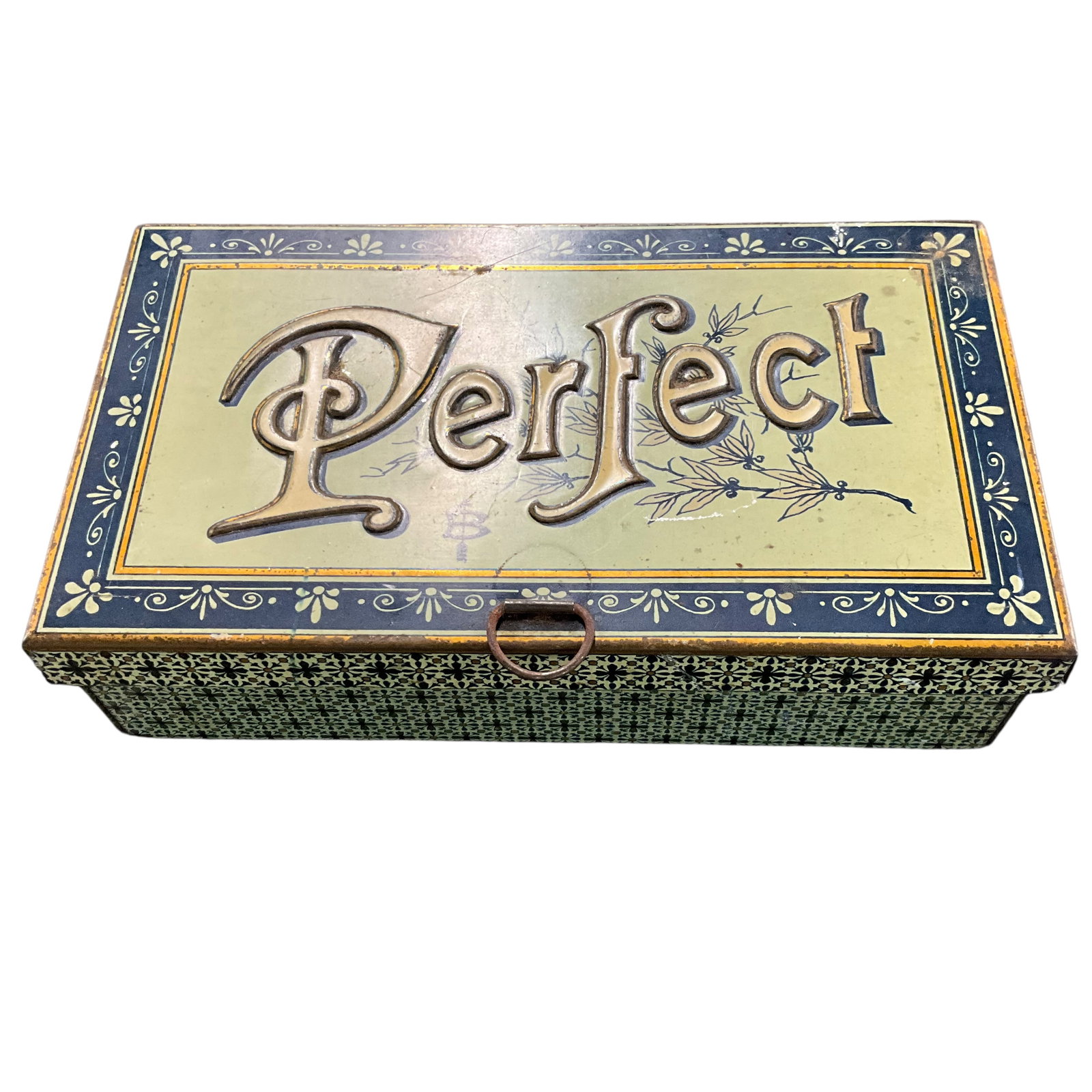 Perfect Tin Letterpress Type Case & Metal Type