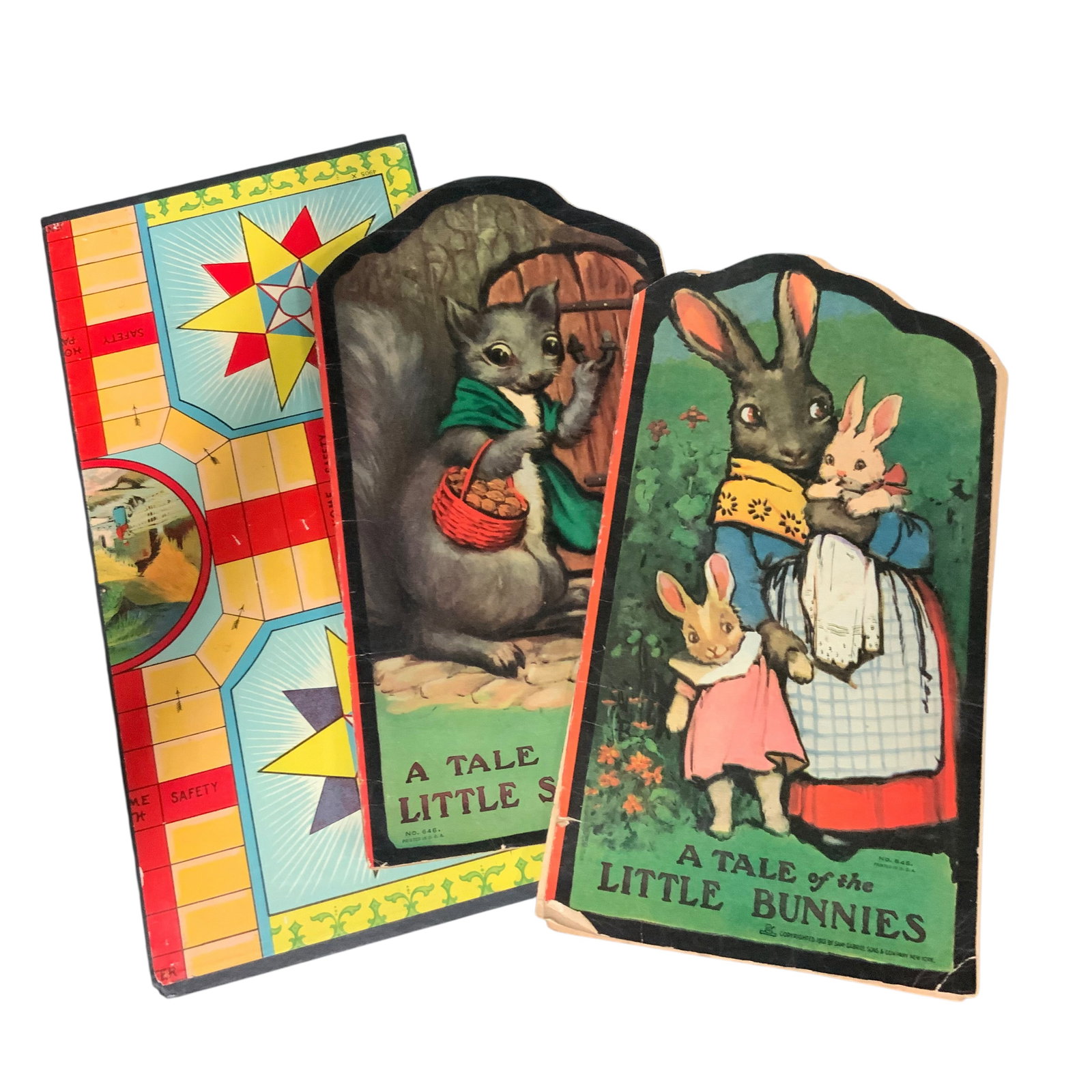 1913 Little Bunnies & Squirrels Books Game