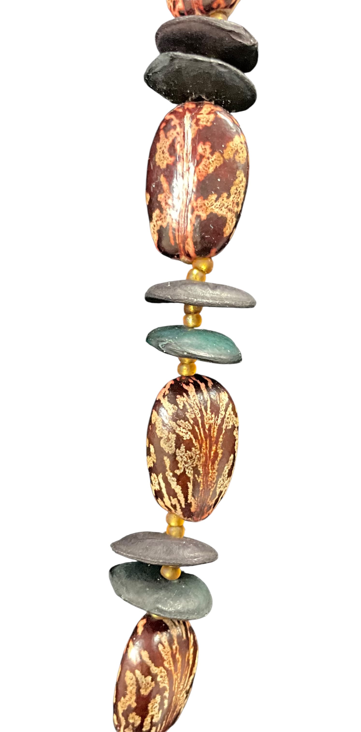Five Assorted Artisan Beaded Necklaces - 3
