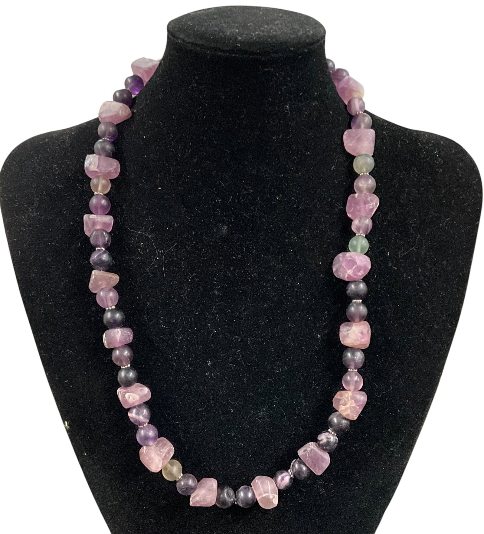 Four Mixed Stone Bead Necklaces with Pendants: Bid with confidence, we now offer economical in-house shipping! Just select self-arranged shipping during checkout and we will handle packing and shipping for you.Group of four colorful bead necklaces