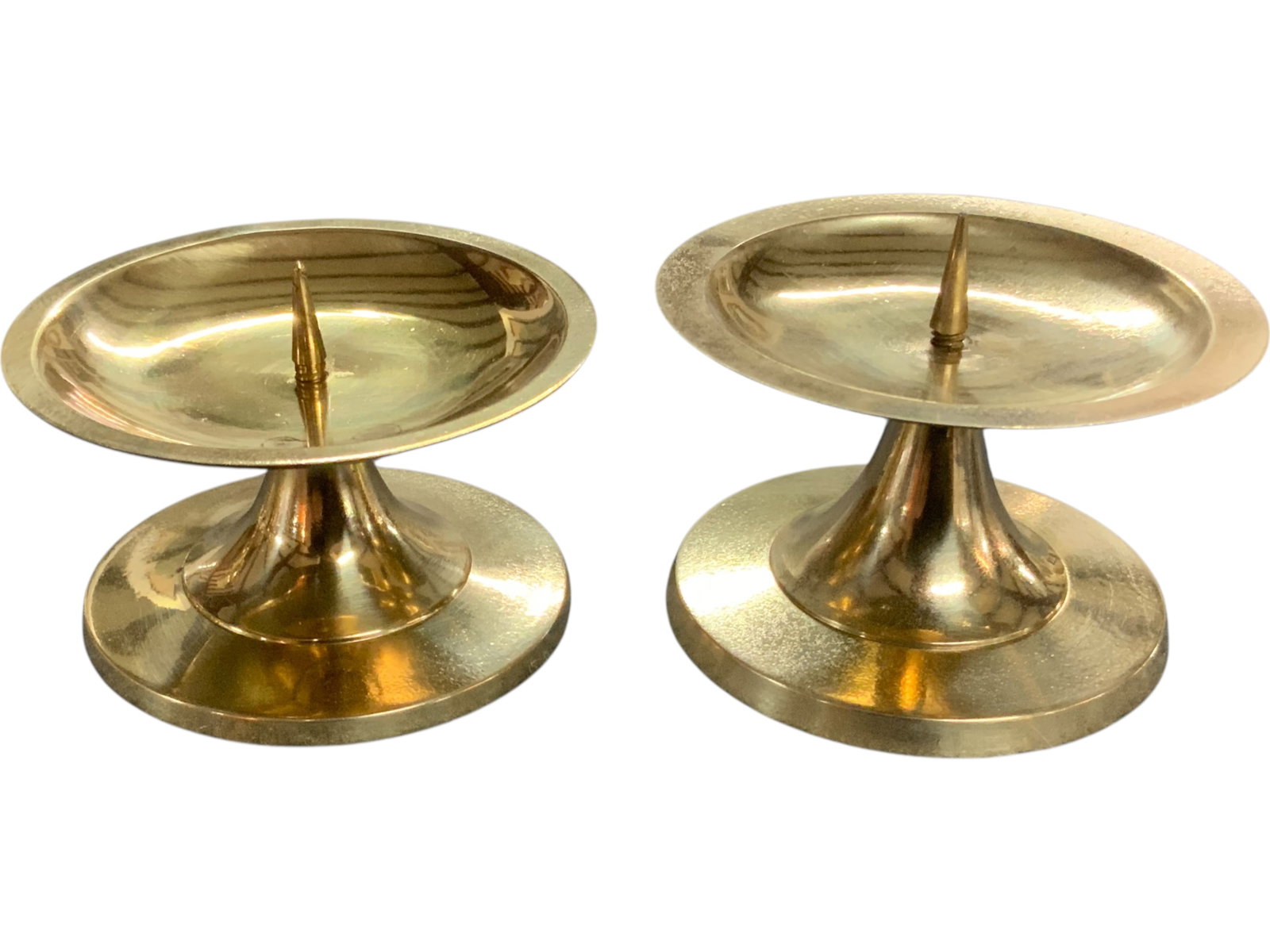 Seven Assorted Brass Candlesticks - 2