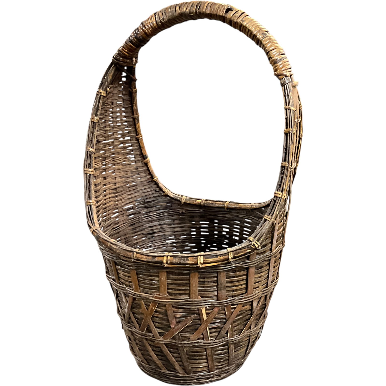 Four Assorted Handwoven Wicker Baskets - 3