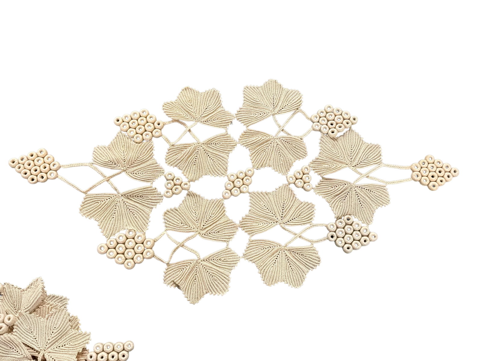 Three Hand-Knotted Macram? Trims - 3