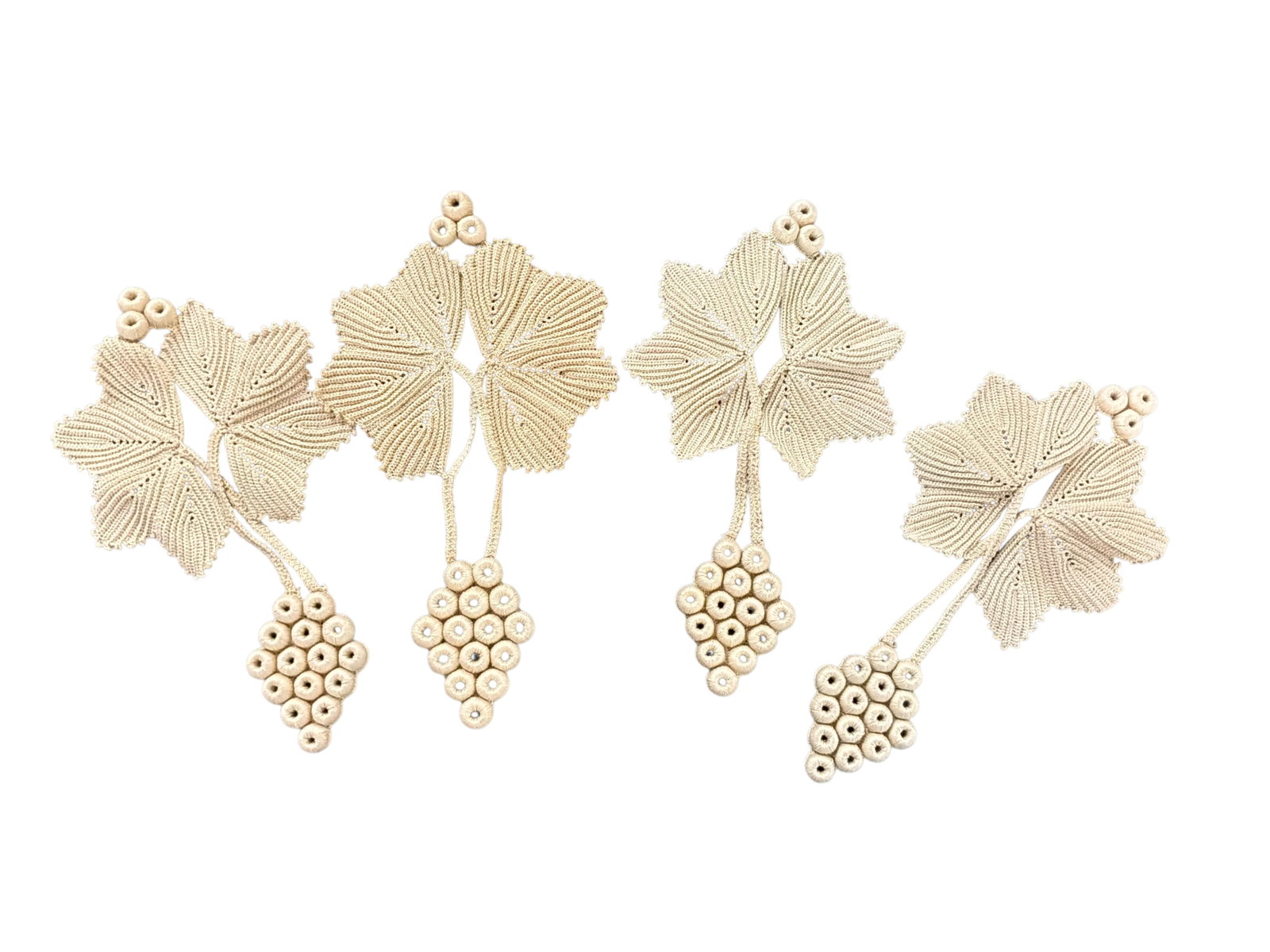 Three Hand-Knotted Macram? Trims - 5