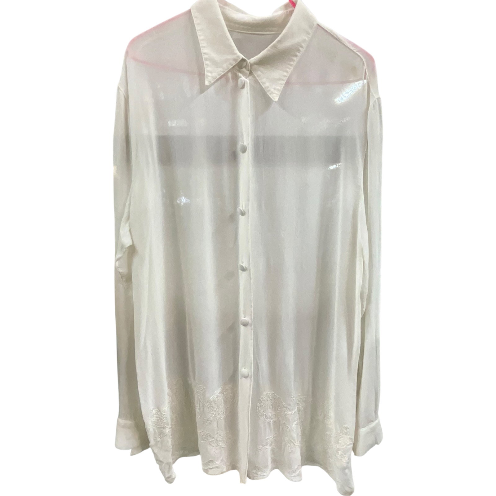 Three White and Sheer Blouses - 7