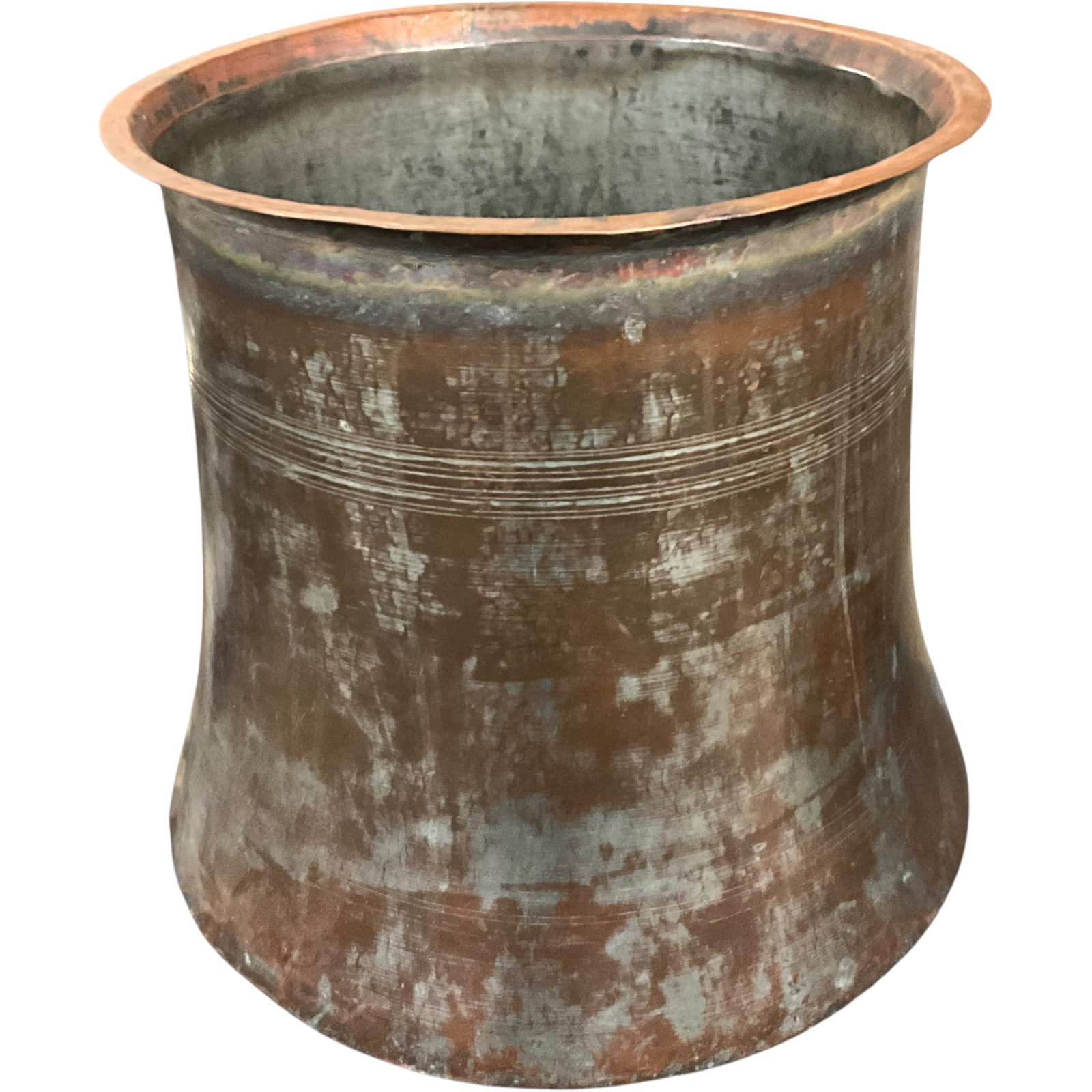 Large Copper Planter or Cachepot - 2