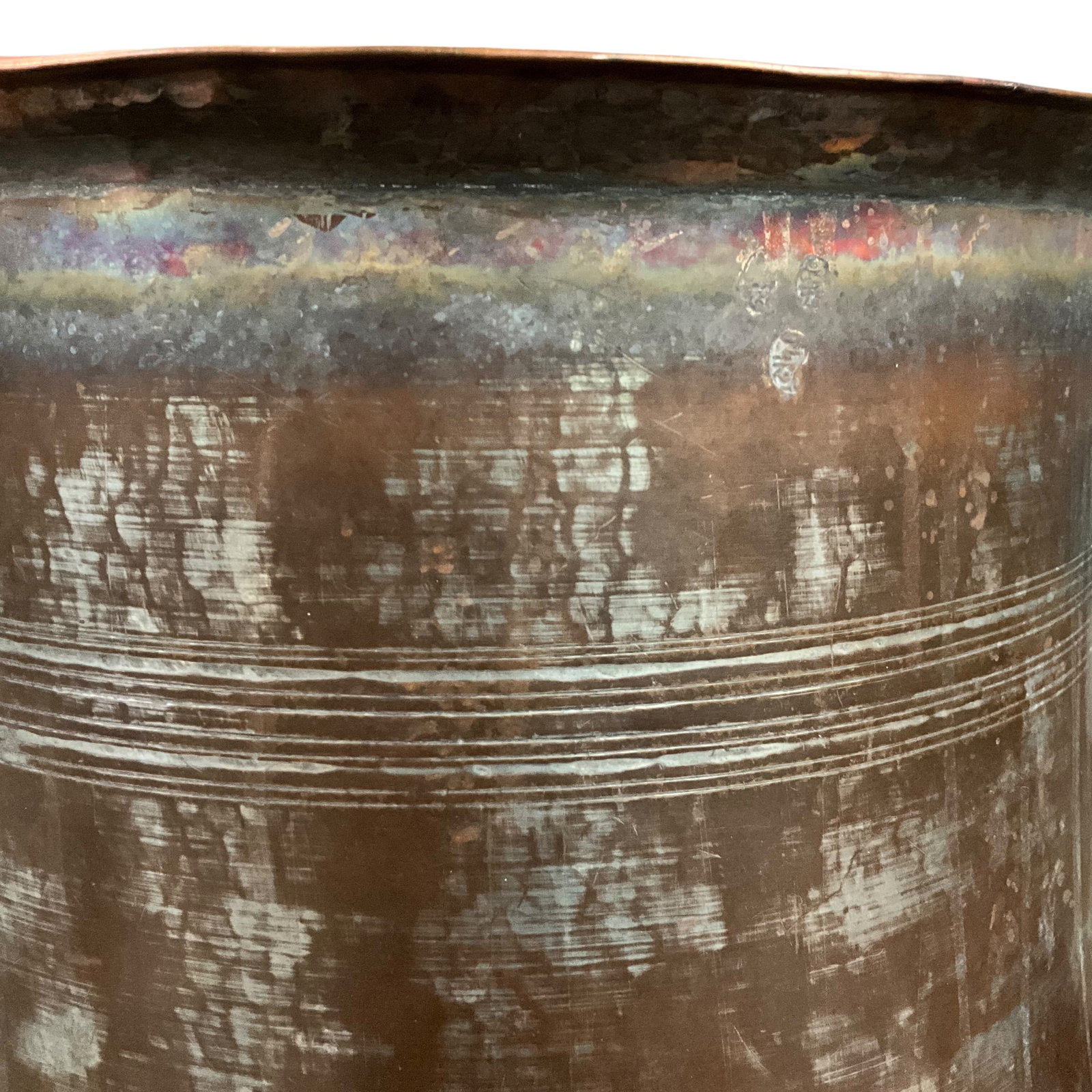 Large Copper Planter or Cachepot - 3