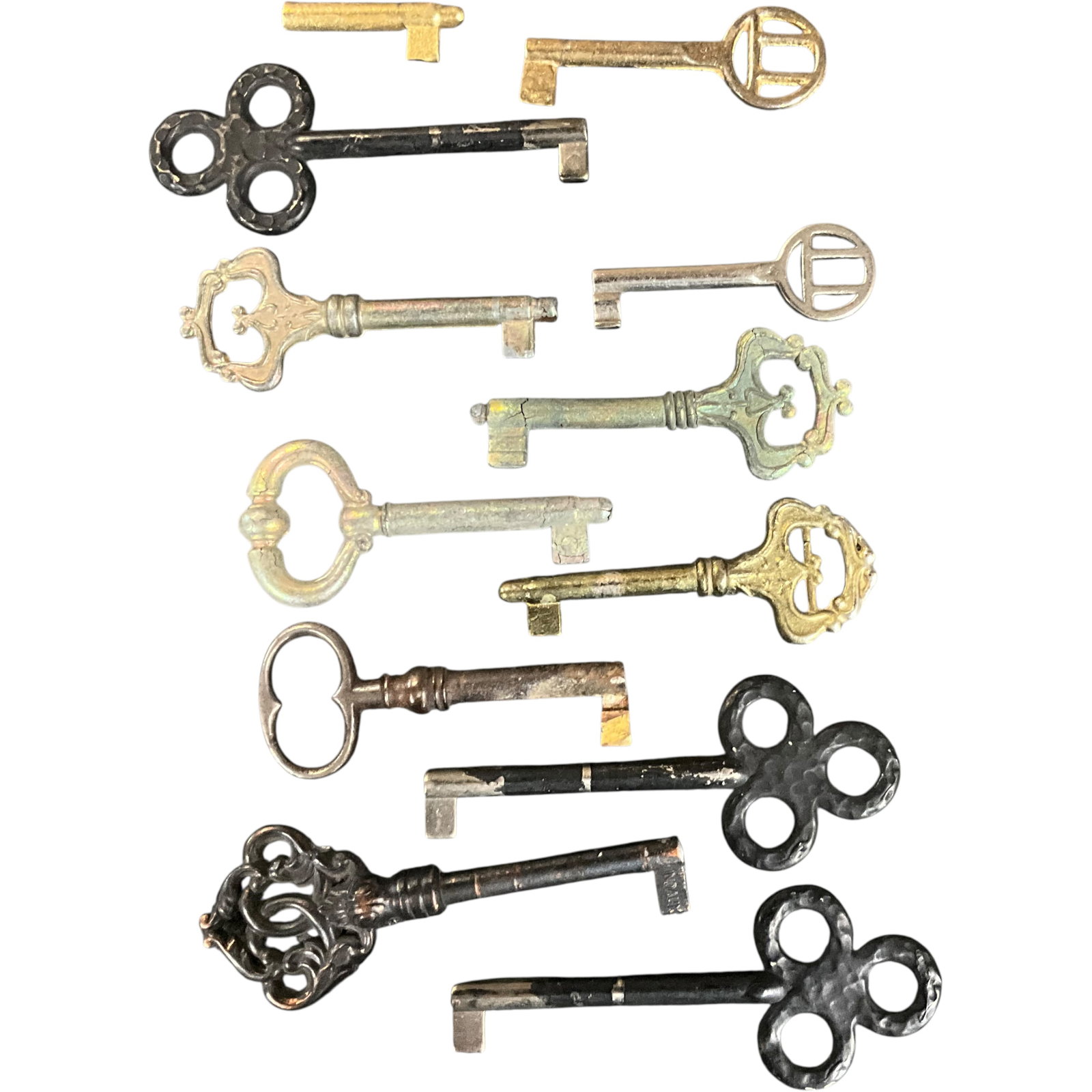 Assorted Antique-Style Skeleton Key Group - 2