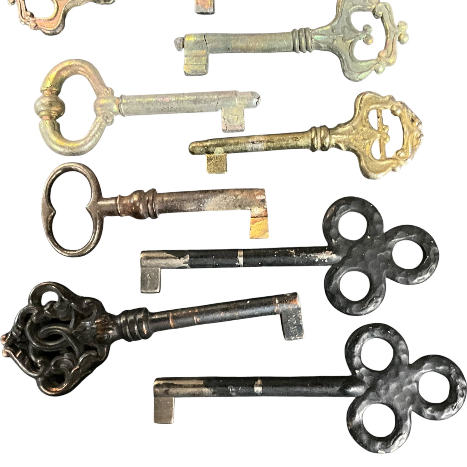 Assorted Antique-Style Skeleton Key Group - 3