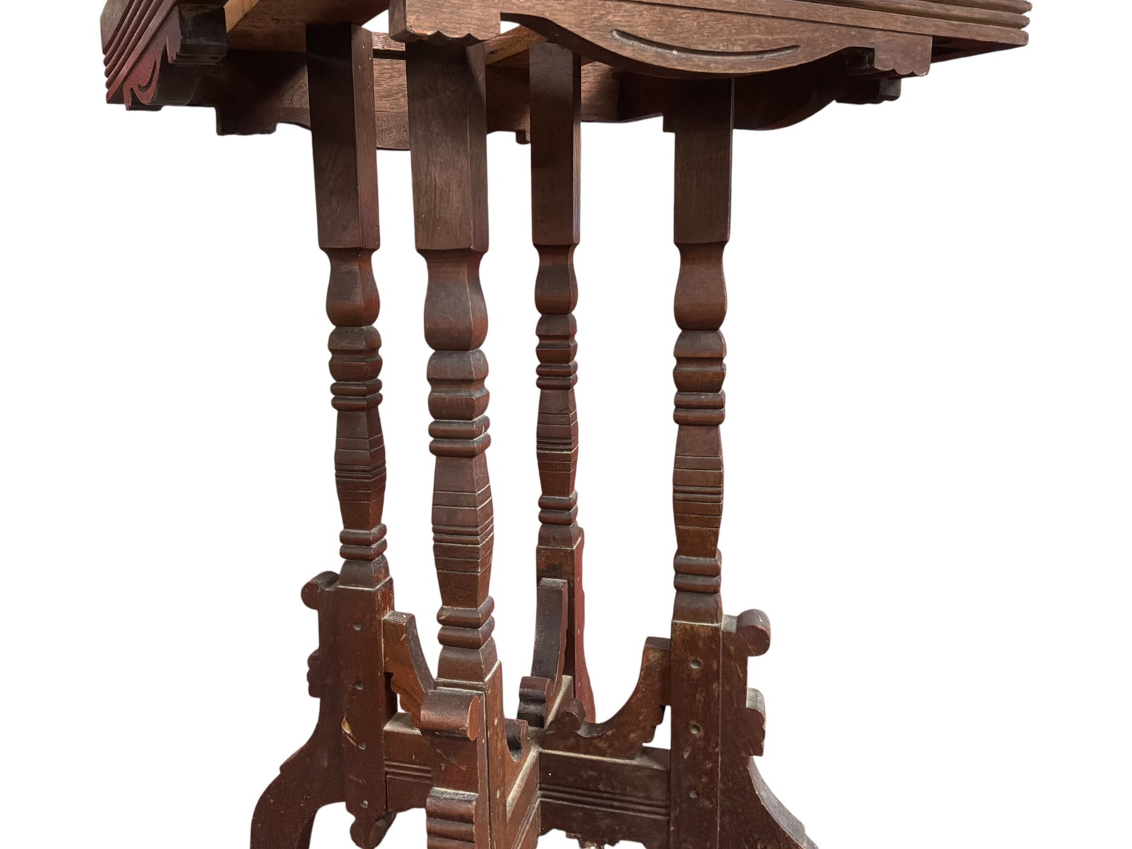 Victorian Marble Top Folding Table Base - 10