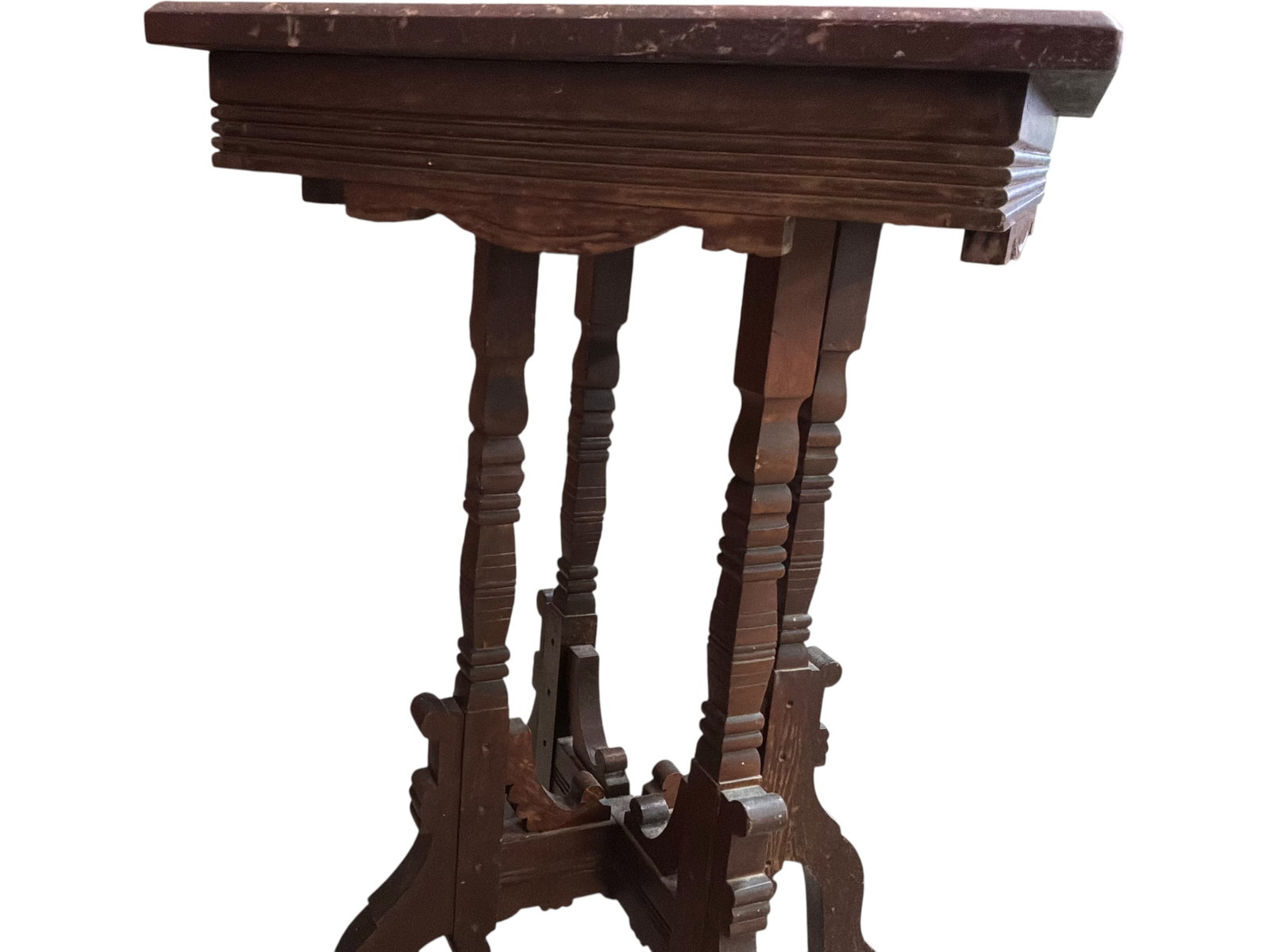 Victorian Marble Top Folding Table Base - 6