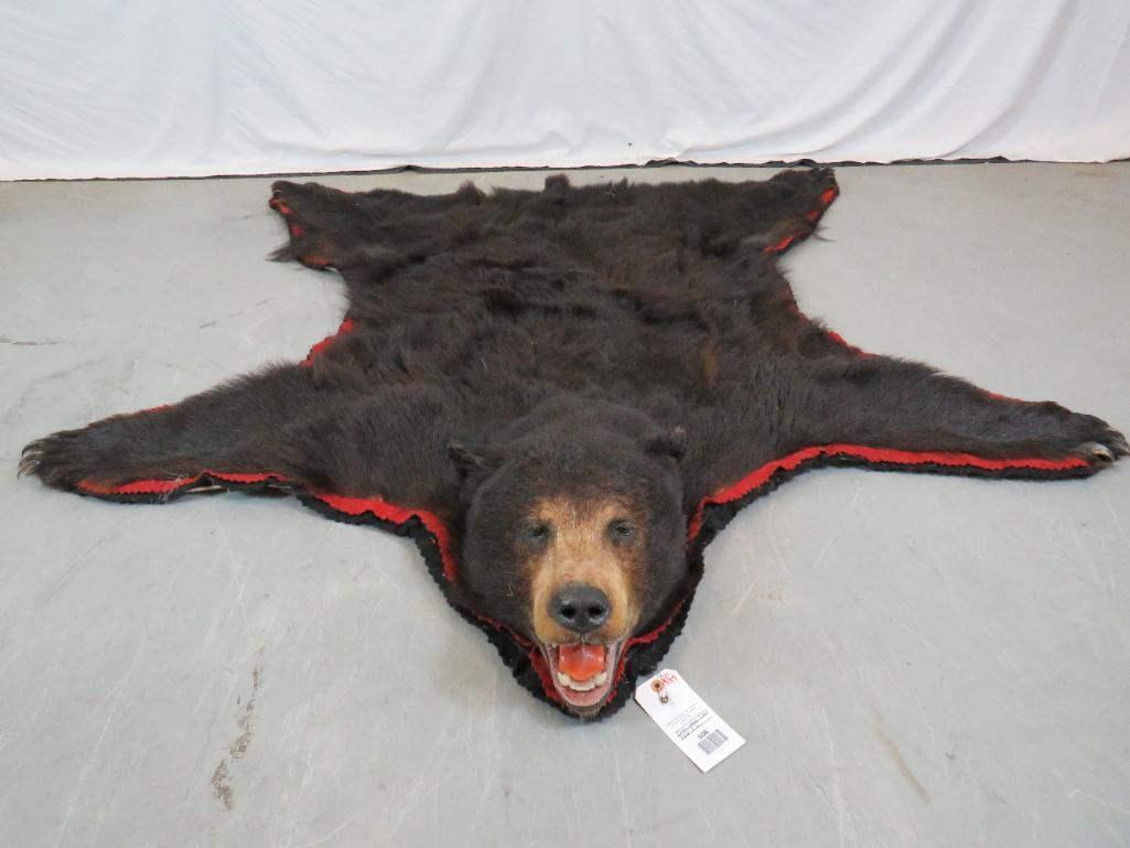 XL BLACK BEAR RUG