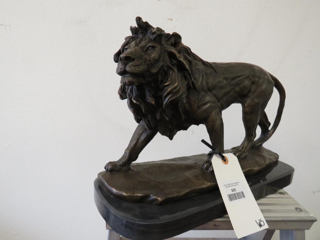 LION BRONZE By BARYE (1 of 4)