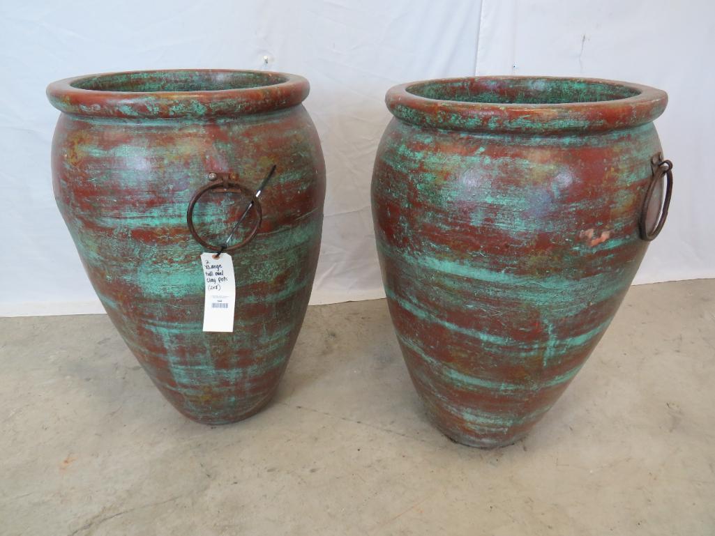 2 XL CLAY POTS (2x$) (1 of 4)