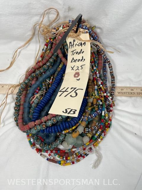 African Trade and Tribal Beads 25 strands; 25x$ (1 of 1)