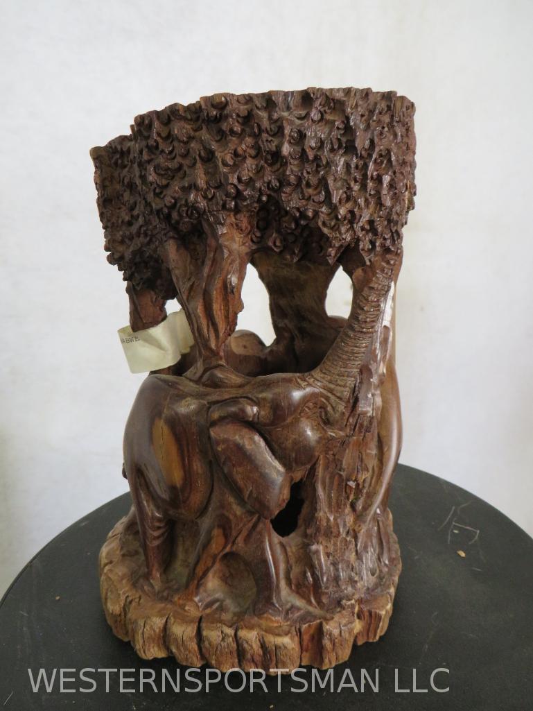 Carved Elephant Statue (1 of 5)