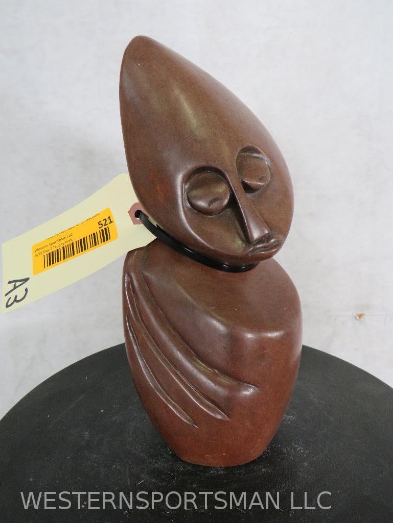 Red Jasper stone (Shona Art sculpture)  DECOR (1 of 5)