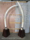 Really Nice Set of Ivory Elephant Tusk w/Elephant Hide Over 100 lbs in Ivory  *TX RESIDENTS ONLY*  T