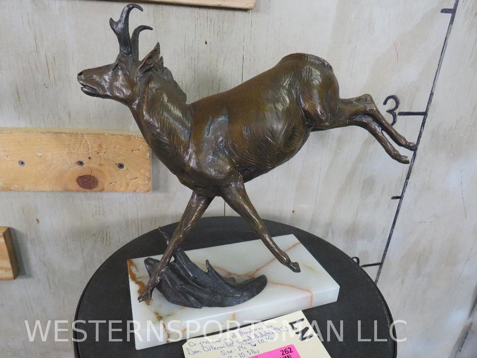 Original Casting of Pronghorn by Dan Ostermiller Signed and Dated (92) (1 of 11)