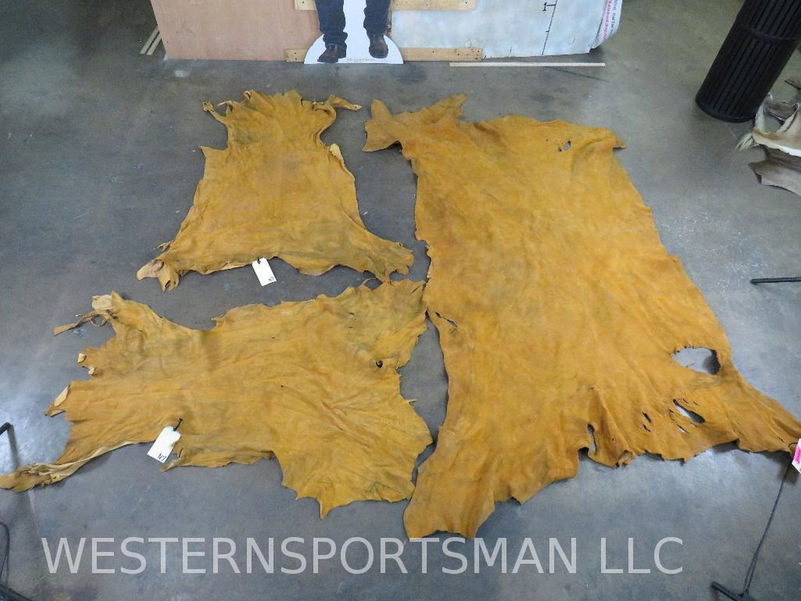Dusty Leather Lot Approx 40' Square Feet TAXIDERMY (1 of 8)