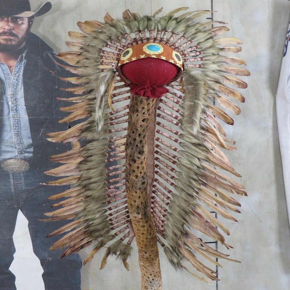 Beautiful Contemporary American Indian Headdress -Stand not included (1 of 10)