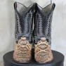 Cowtown Cowboy Boots (Made in USA) Western Diamondback Rattlesnake -Exotic Men's SZ 8.5D