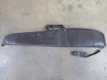 Very Nice Brand New Brown Leather Rifle Case GEAR