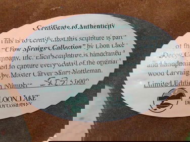 "Crow Springs Collection" by Loon Lake Decoy Company, Inc 503/5000