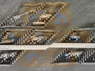 7 Resin African Animal Figurines (New in Box) DECOR