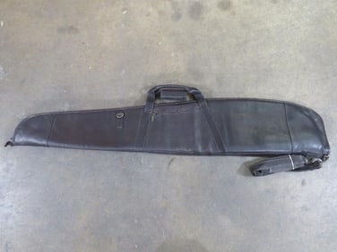 Very Nice Brand New Brown Leather Rifle Case GEAR