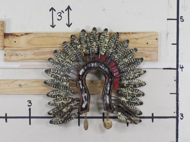 Metal Artwork of Indian Headdress METAL ART