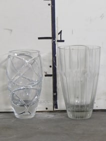 2 Glass Vases (ONE$) DECOR