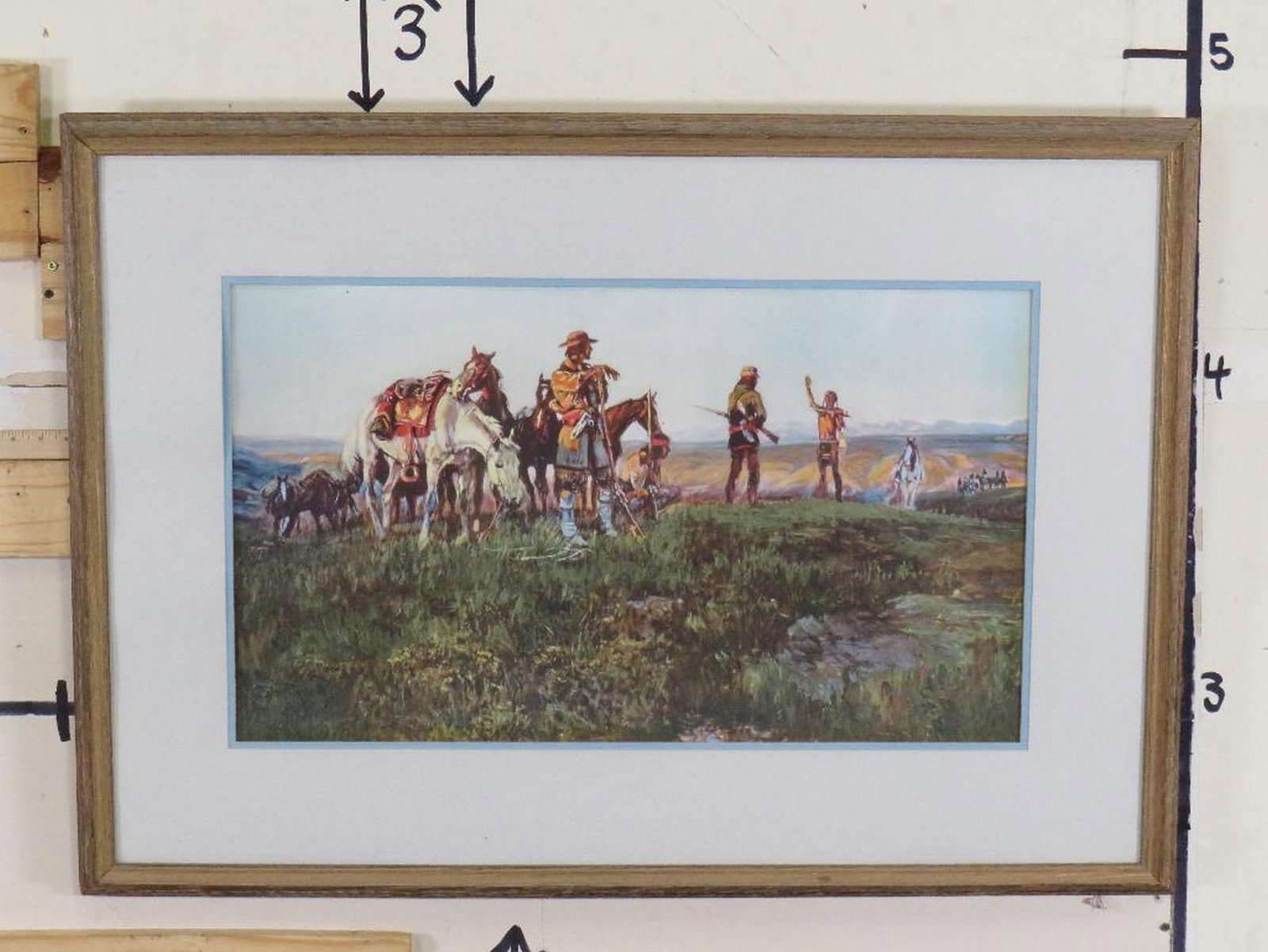 Art Print in 41"x29" Wooden Frame ART (1 of 6)