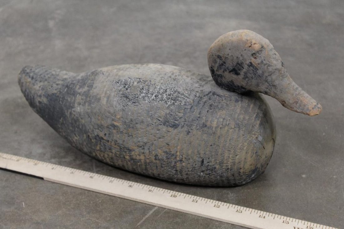 ANTIQUE Wood Duck Decoy w/Poseable Head ANTIQUES (1 of 6)