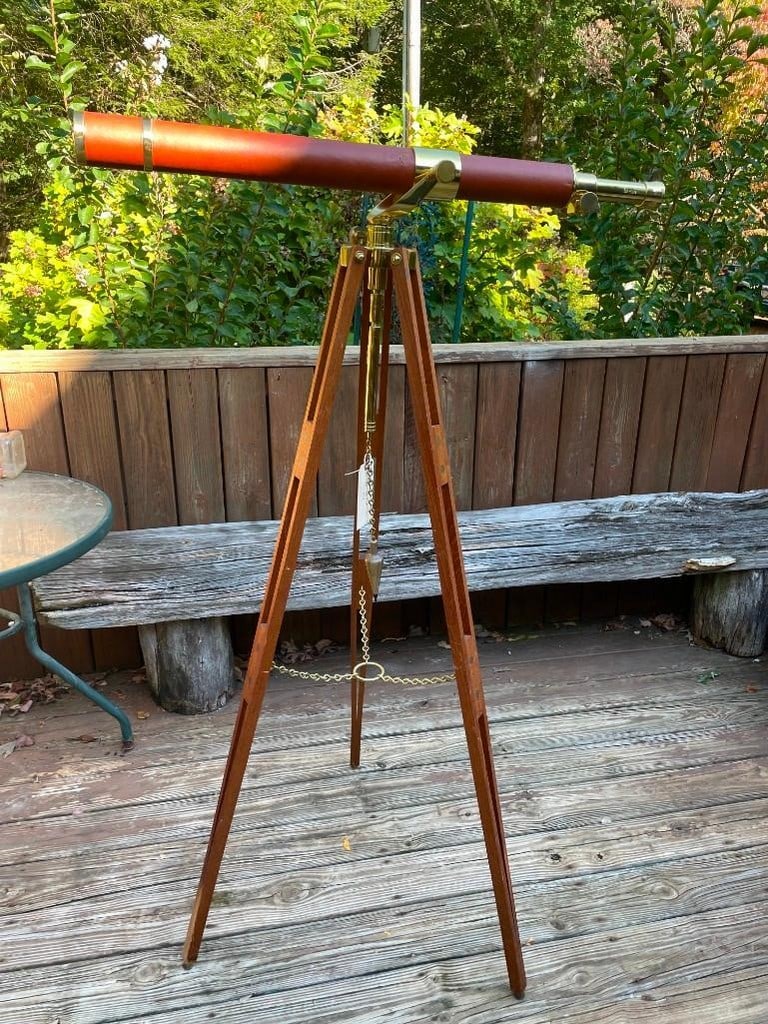 Awesome, Telescope on tri-pod stand , Designer Edition, Roger J. Jesme. Sereal # 0049, 59 inches tal (1 of 4)