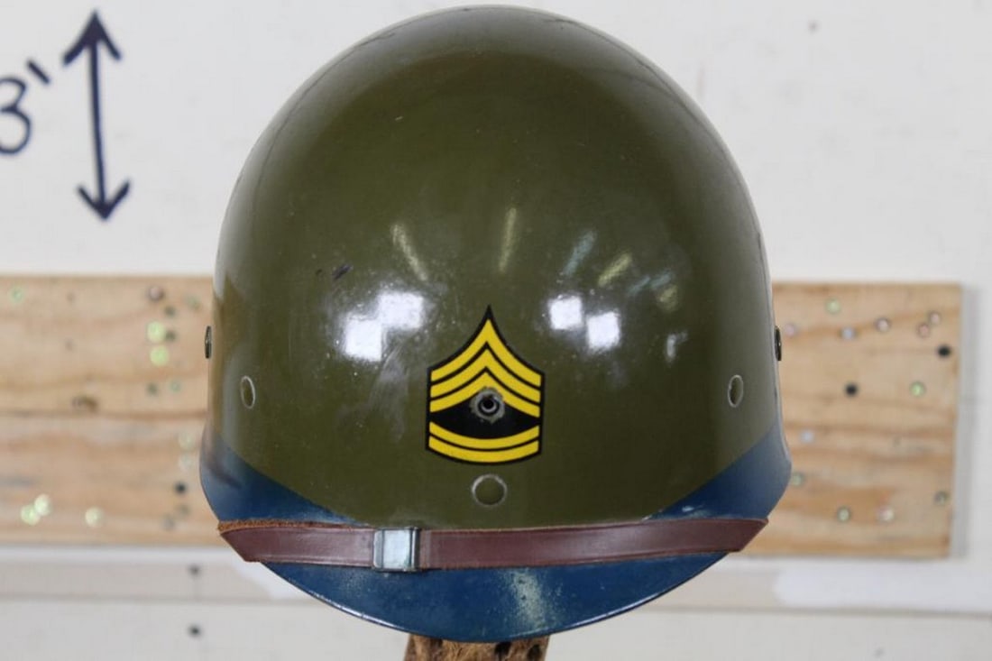 WW2 U.S. 102nd Infantry Division Helmet Liner. M1 Helmet Liner w/Nice Headband & Strap MILITARIA (1 of 11)