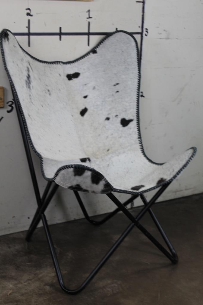 *BRAND NEW* COWHIDE Chair with Metal Frame (1 of 9)