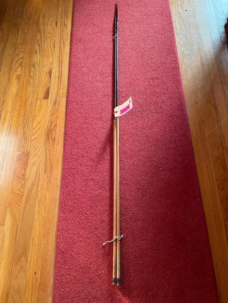 2 Handmade wooden Arrow Spears recovered from an attack July 2, 1935 (1 of 6)
