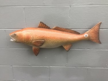 Beautiful Reproduction RED FISH. *New in Box*. Approx. 28" Long