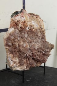PINK AMETHYST DRUZY with a Display Stand. Weight: 11lbs 12oz