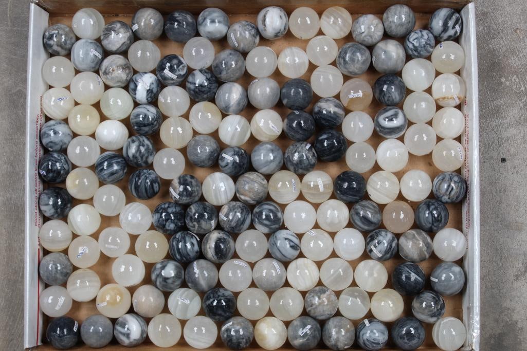 12lbs 9oz of ONYX Semi-Polished Mineral Spheres/ORBS/Crystal Balls from Mexico (1 of 7)