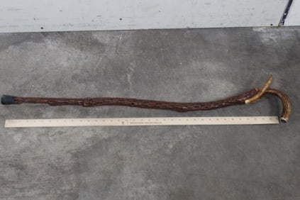 Very Nice CANE with REAL ANTLER Handle