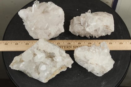 5lbs of Quartz Crystal. 4 Power Stone Crystal Specimens.