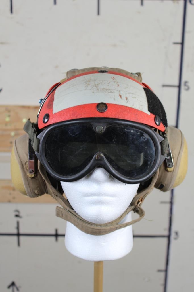 U.S. Navy and Marine HGU-25/P Flight Deck Crew Helmet, Named! "G-Man" (1 of 13)