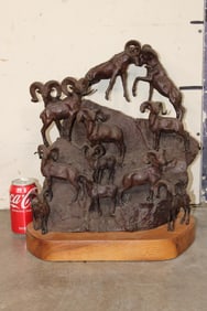 XL Original BRONZE Sculpture by Jonathan Bronson, Numbered and Signed. Weight: 33 lbs 6 oz