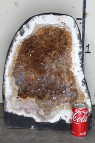 XXL 106 lb CITRINE Geode Cathedral From Brazil