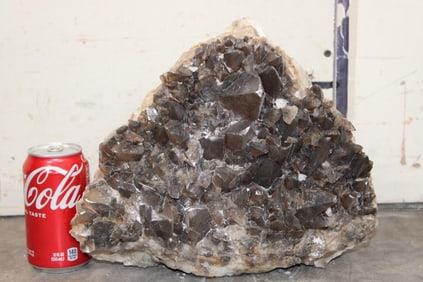 XL 30 lb SMOKY DOGTOOTH CALCITE Crystal Cluster from Morocco