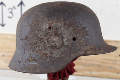 WW2 German-M1935 Steel Helmet Shell, No Decal