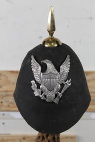 Pickelhaube Style Spiked Helmet with BIG Metal Eagle Emblem and a Brass Spike