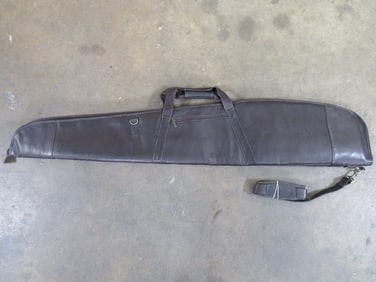 *Brand New" Brown Leather RIFLE CASE